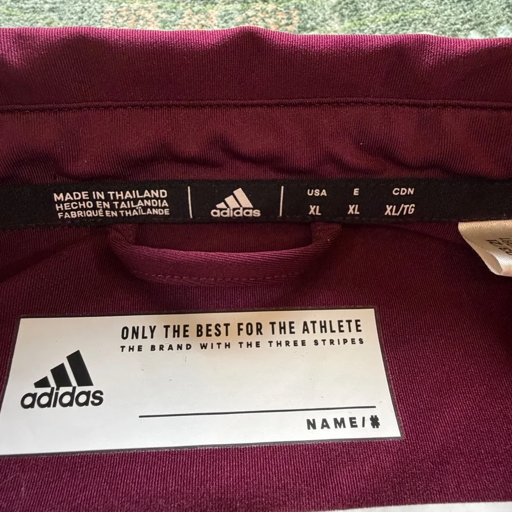 Adidas Texas A&M Aggies Sideline Maroon Primegreen Polo Shirt Mens XL